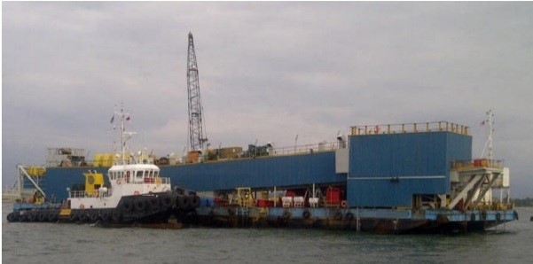 Shallow Water Pipe Lay Barge for sale
