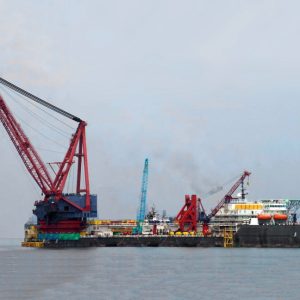 4,200T DP3 Derrick Pipe Lay Vessel For Sale